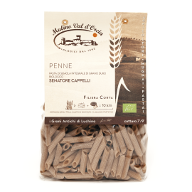 Semolínová celozrnná těstovina Penne BIO 500g