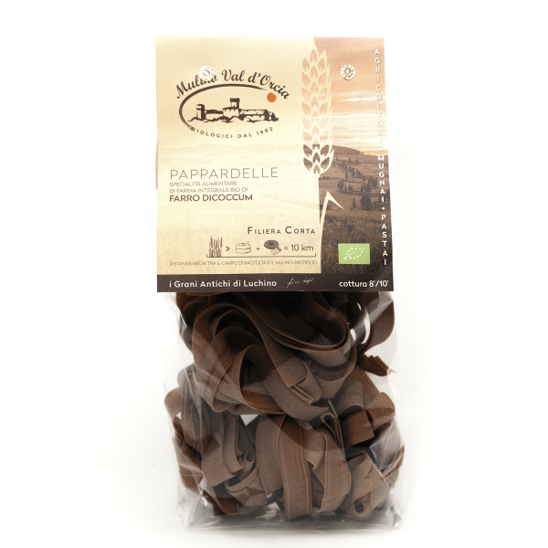 Špaldová celozrnná těstovina Pappardelle BIO 500g